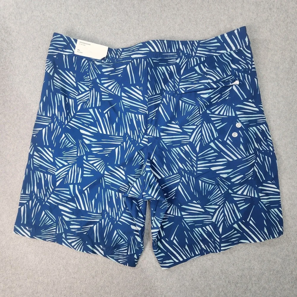 American Eagle Outfitters Boardshorts Mens XL  38x10 Blue Geometric Swim‎ Shorts